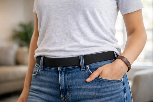 Easy Adjust Belt No Buckle for All-Day Comfort